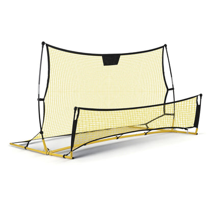 Everfit 2.1m Football Soccer Net Portable Goal Net Rebounder Sports Training Yellow