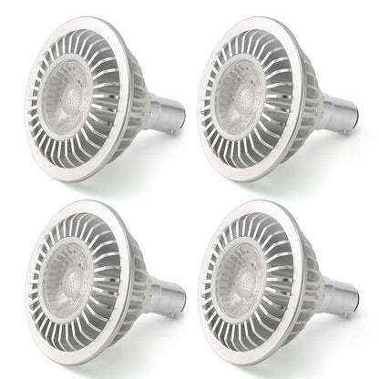 AR70 LED Light Bulb BA15D B15 Base, AC/DC12V Input, 7W 500lm for Home Household Commercial Lighting, 50W Halogen Lamp Replacement(Natural White,4 Pack)