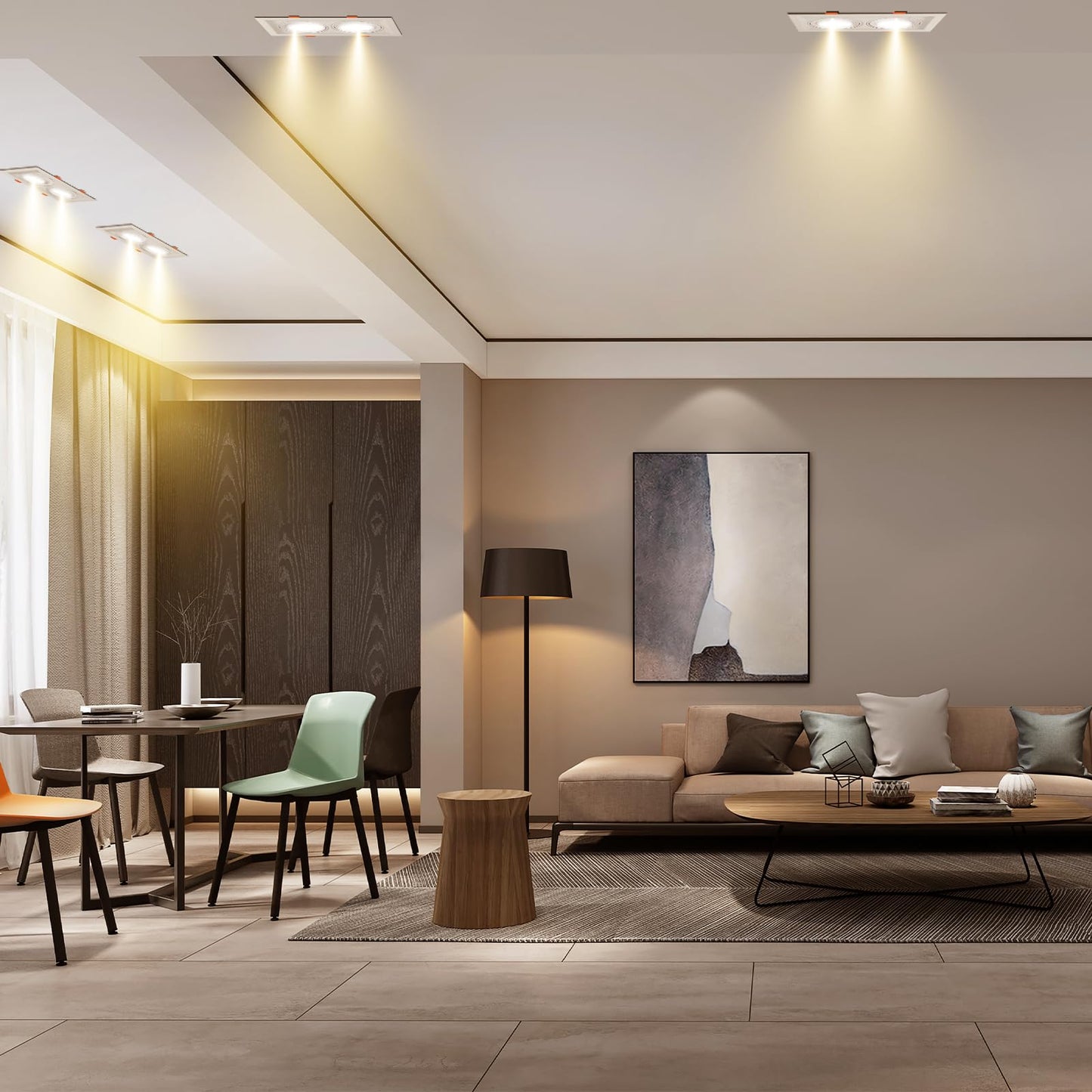 AR70 LED Light Bulb BA15D B15 Base, AC/DC12V Input, 7W 500lm for Home Household Commercial Lighting, 50W Halogen Lamp Replacement(Warm White,4 Pack)