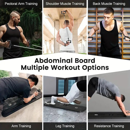 Abdominal Exercise Board Push Up Board Pilates Reformer Set Fitness Equipment