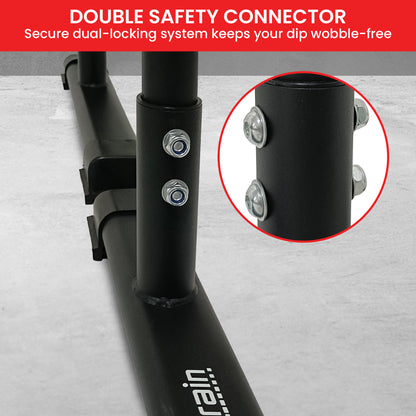 Powertrain Dip Bars Pair Load Capacity 200kg Separated Type Push-up Bars