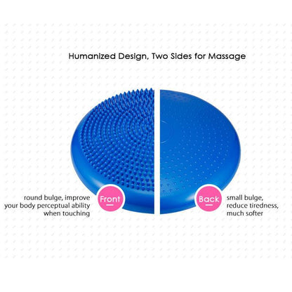 Balance Stability Cushion Wobble Air Disc Ankle Knee Strength Rehab Exercise - Purple