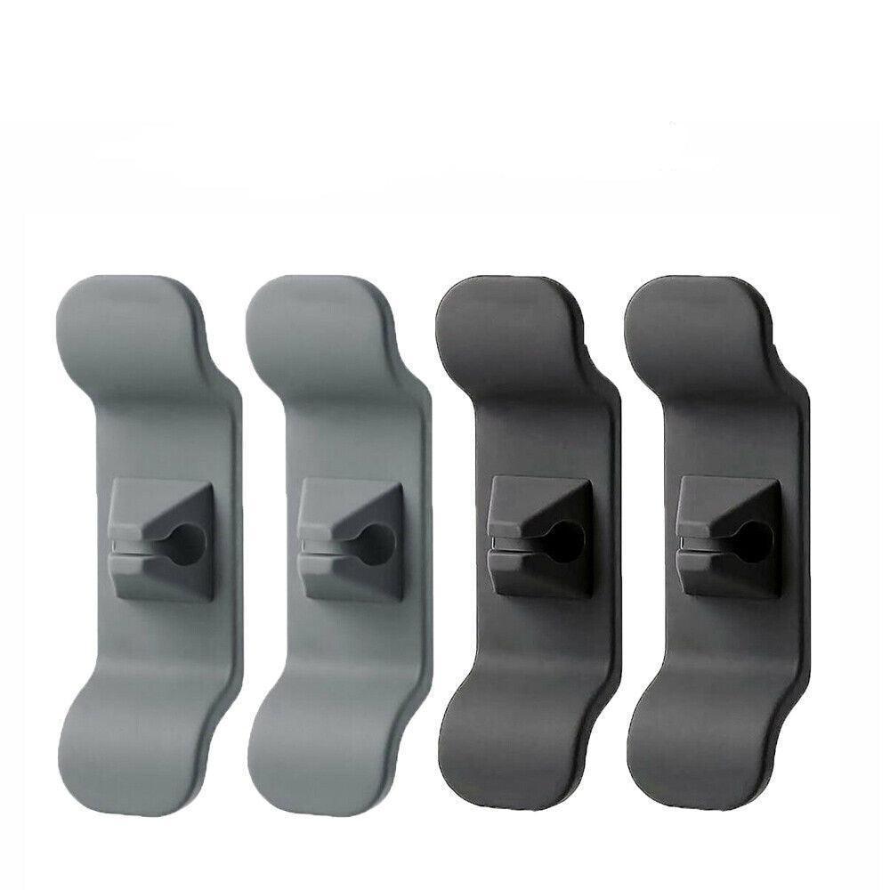 Cord Organizer Wrap Holder 4pcs Kitchen Appliance Cable Winder Adhesive Clip - 4PCS White