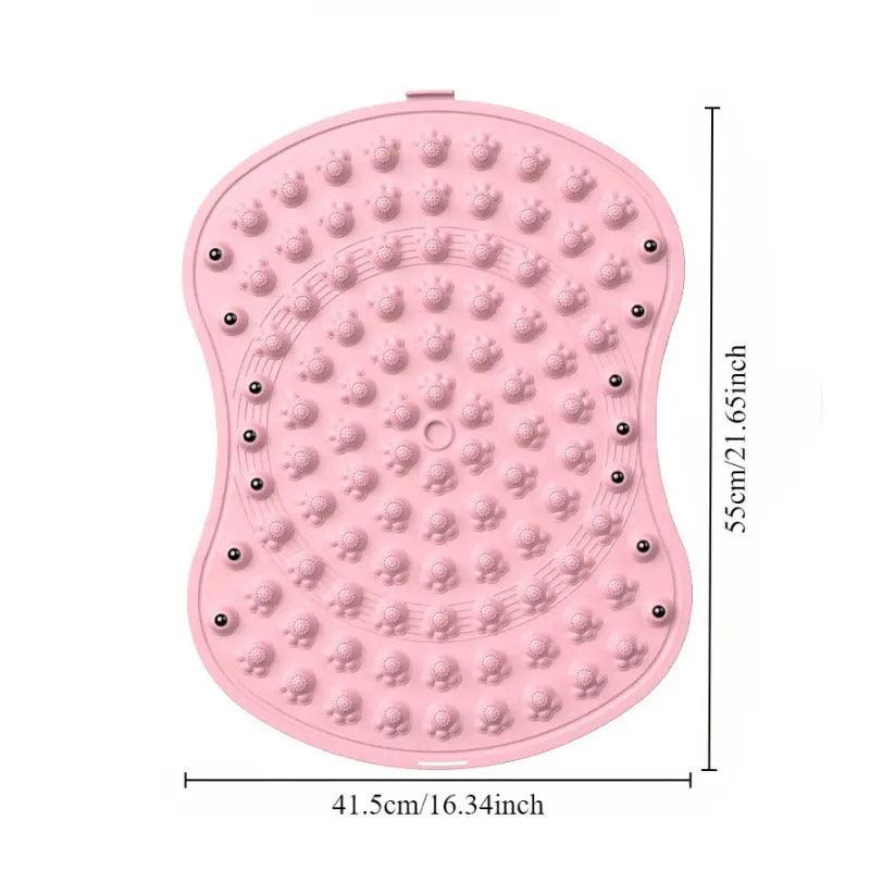 Soft TPE Foot Massage Mat Non-Slip Comfort Pad for Home Bathroom Use - Purple