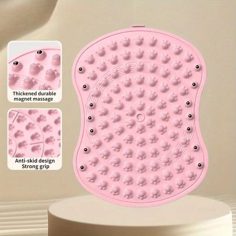 Soft TPE Foot Massage Mat Non-Slip Comfort Pad for Home Bathroom Use - Purple