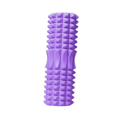 High Density EVA Foam Roller Yoga Massage Stick for Fitness - Crescent Style Blue-33cm