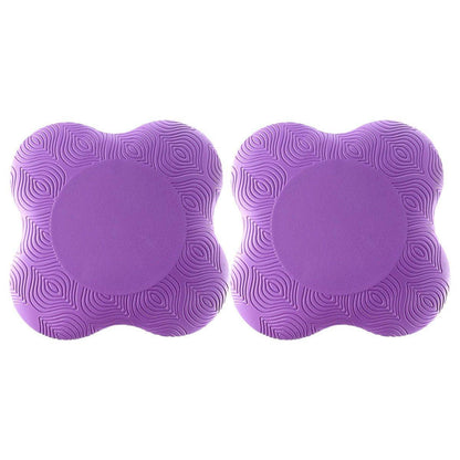 2pcs Thick Yoga Kneeling Mat Knee Cushion for Elbow Support Gym Workout Pad - Grey