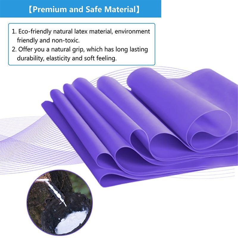 1.5m Elastic Yoga Stretch Resistance Bands Exercise Fitness Band Theraband - Blue