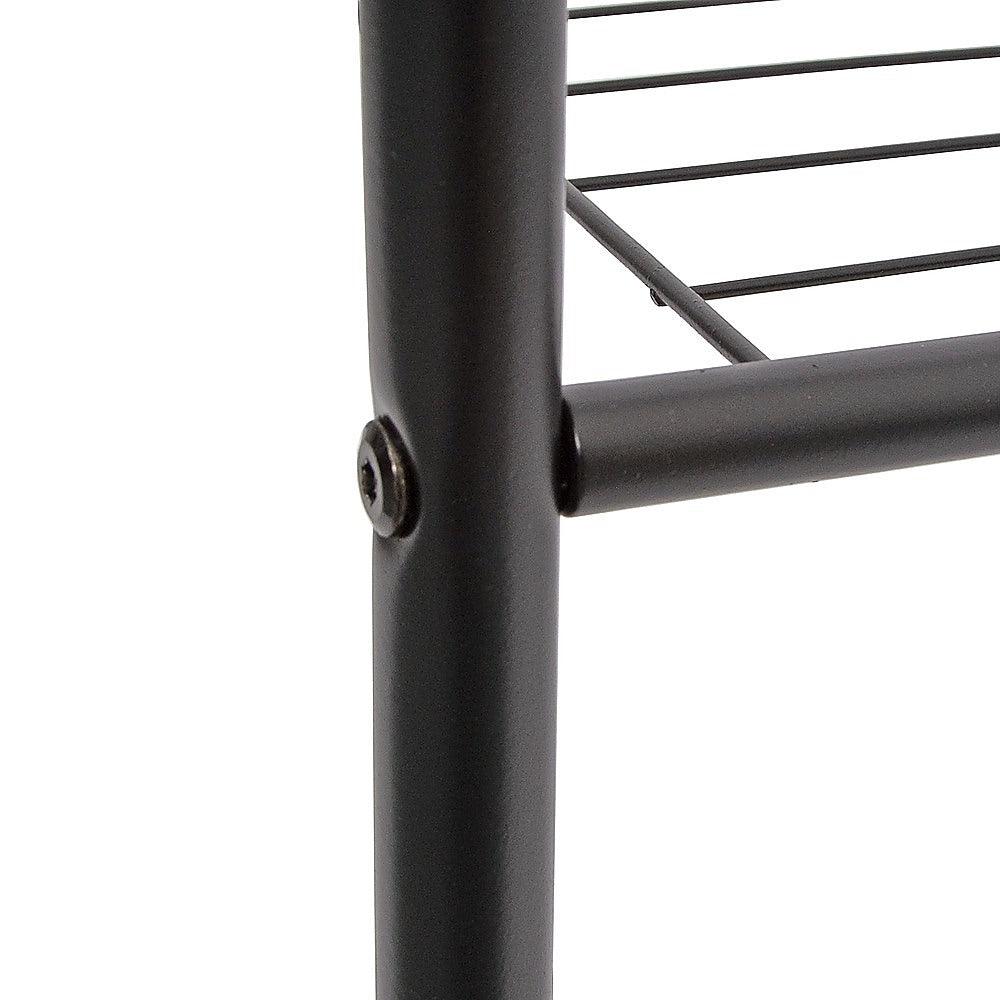 Double Clothes Rack Metal Garment Rail 80x154cm – Heavy Duty Hanging Shelf Storage