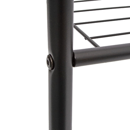 Double Clothes Rack Metal Garment Rail 80x154cm – Heavy Duty Hanging Shelf Storage