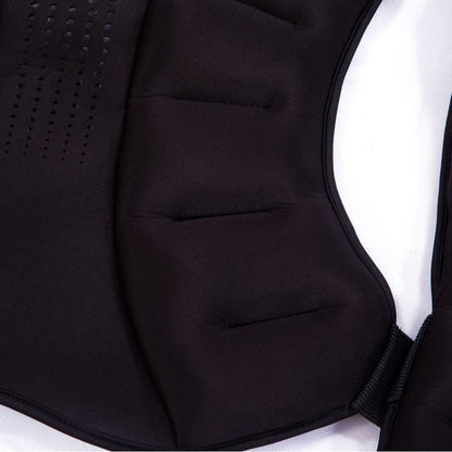 Black Premium Adjustable Weighted Vest for Strength Training, Running, and Cardio Fitness(10KG)