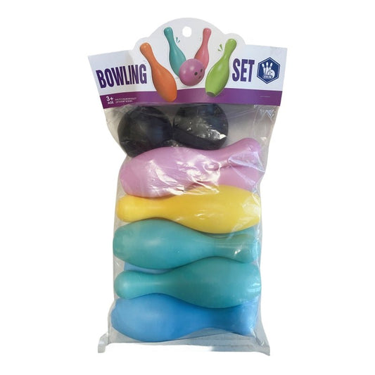 Colourful PVC bowling play set